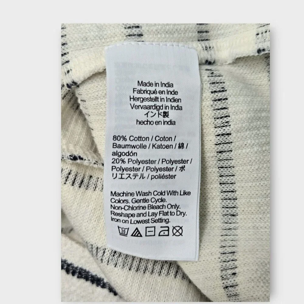 MADEWELL Split-Crewneck Cardigan Tank Top in Lighthouse NWT - Picture 7 of 8